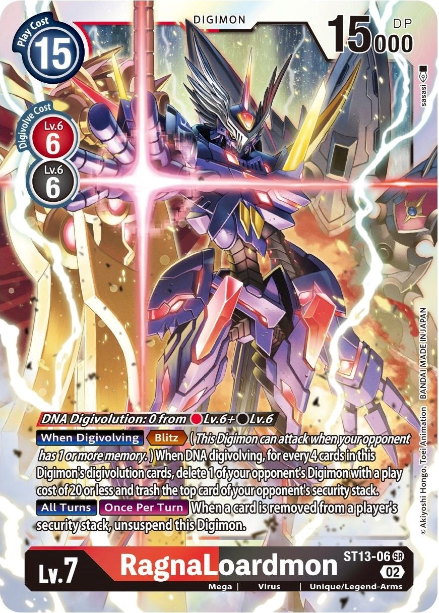 Image for RagnaLoardmon (ST-13) (ST13-06 SR) - Digimon Card Game