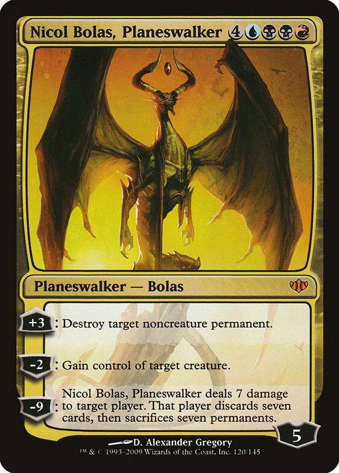 Image for Nicol Bolas, Planeswalker (Conflux) (120) - Magic: The Gathering