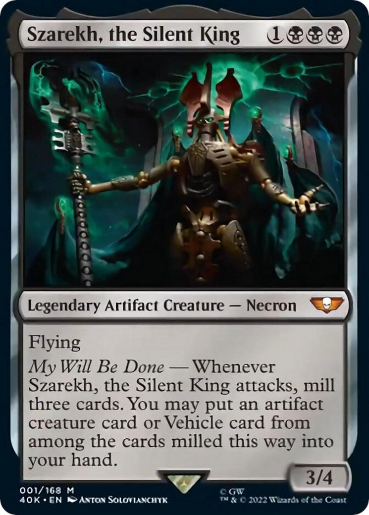 Image for Szarekh, the Silent King (Surge Foil) (Universes Beyond: Warhammer 40,000) (1) - Magic: The Gathering