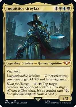 Image for Inquisitor Greyfax (Universes Beyond: Warhammer 40,000) (173) - Magic: The Gathering