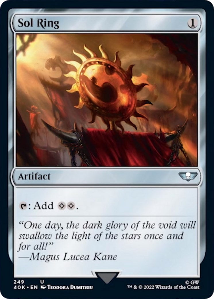 Image for Sol Ring (249) (Surge Foil) (Universes Beyond: Warhammer 40,000) (249) - Magic: The Gathering
