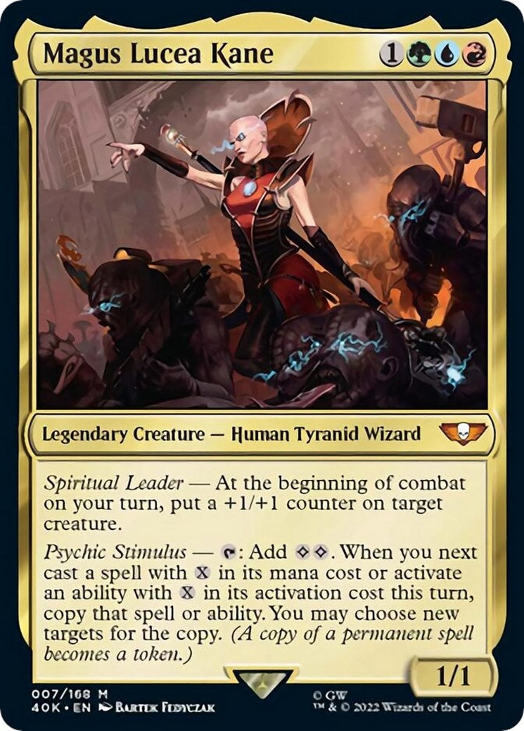 Image for Magus Lucea Kane (Surge Foil) (Universes Beyond: Warhammer 40,000) (7) - Magic: The Gathering