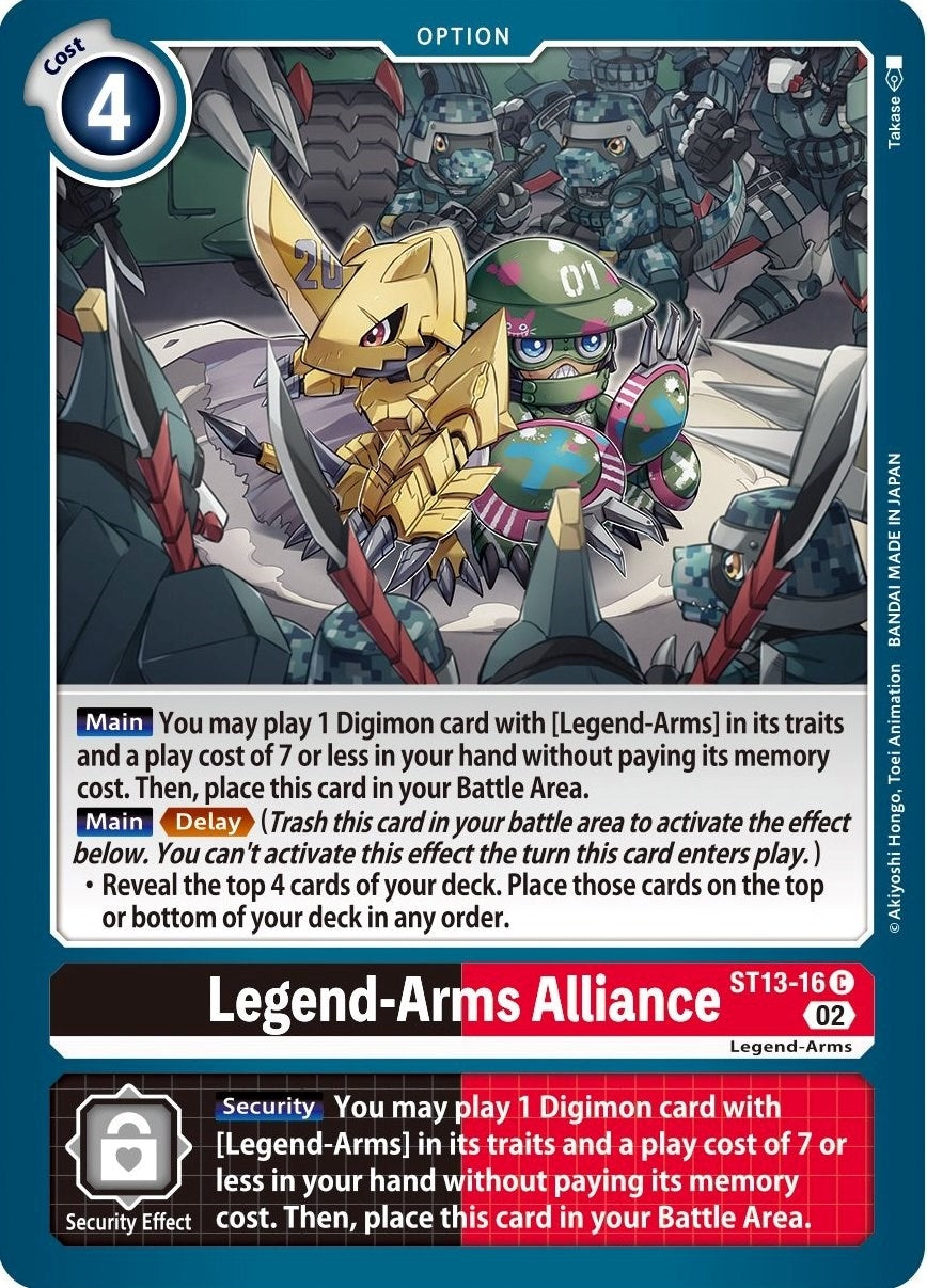 Image for Legend-Arms Alliance (ST-13) (ST13-16 C) - Digimon Card Game
