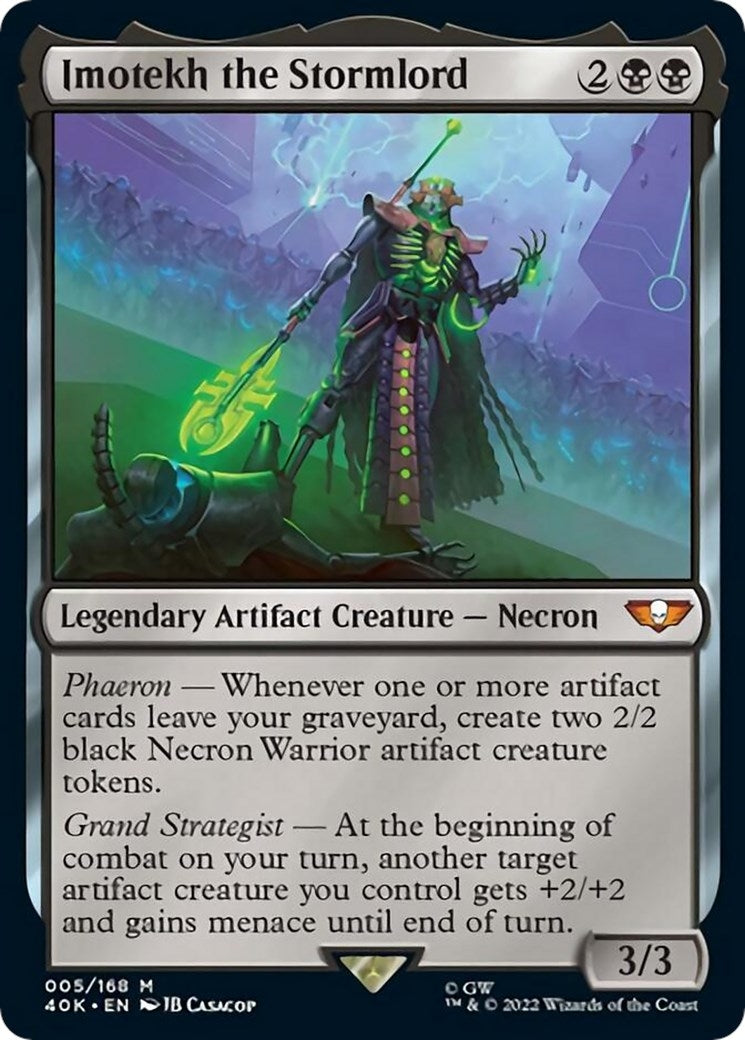 Image for Imotekh the Stormlord (Surge Foil) (Universes Beyond: Warhammer 40,000) (5) - Magic: The Gathering