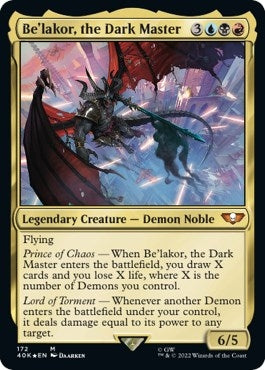 Image for Be'lakor, the Dark Master (Universes Beyond: Warhammer 40,000) (172) - Magic: The Gathering