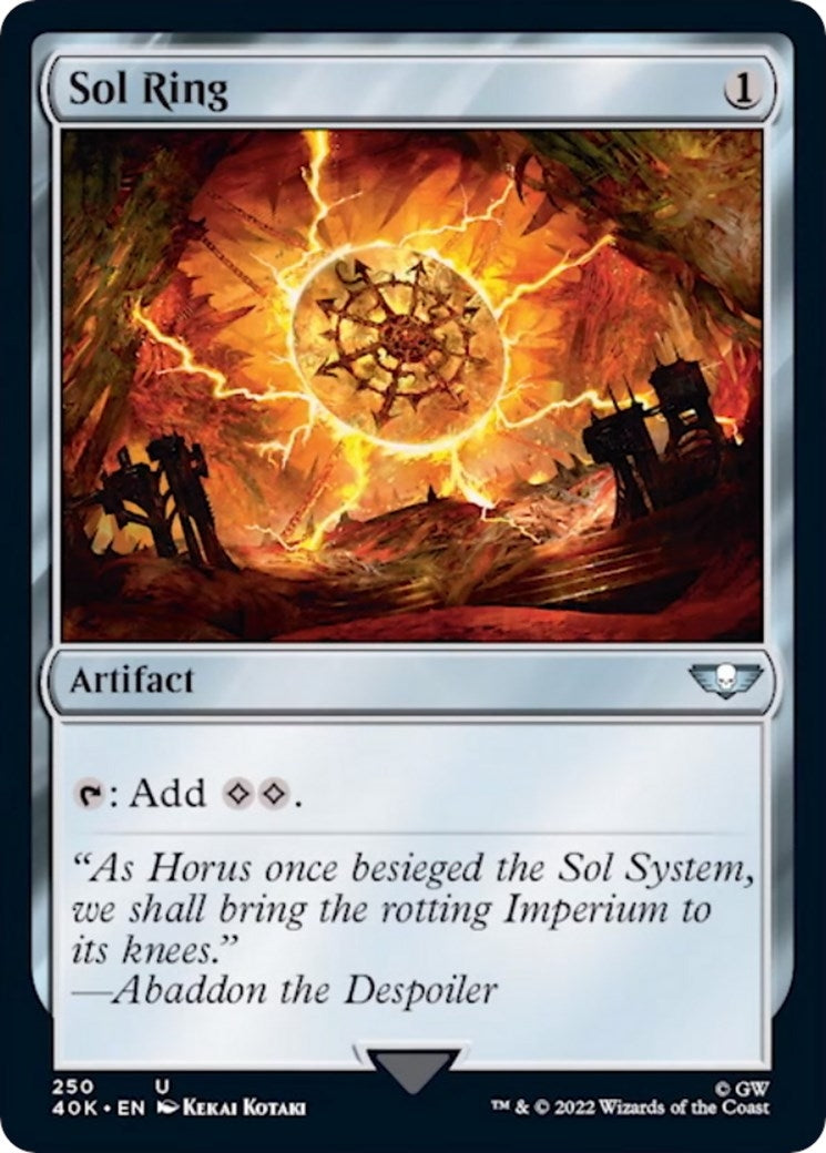 Image for Sol Ring (250) (Surge Foil) (Universes Beyond: Warhammer 40,000) (250) - Magic: The Gathering