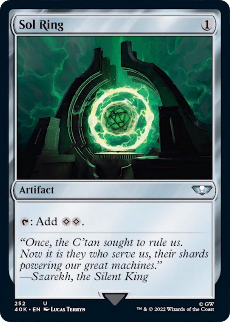 Image for Sol Ring (252) (Surge Foil) (Universes Beyond: Warhammer 40,000) (252) - Magic: The Gathering