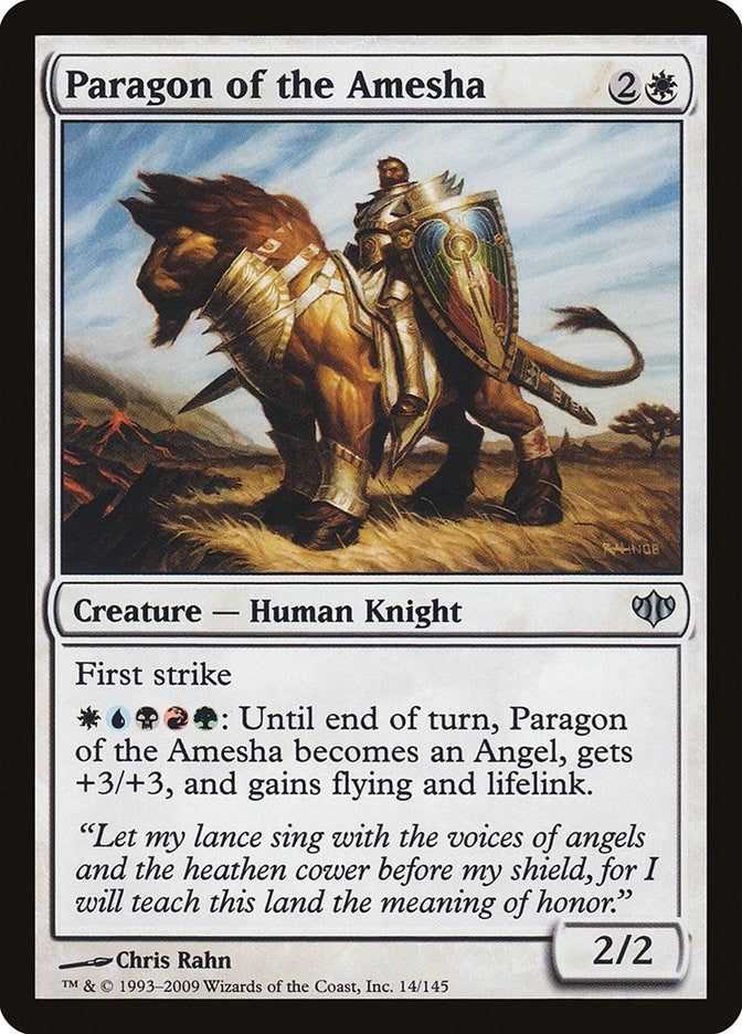 Image for Paragon of the Amesha (Conflux) (14) - Magic: The Gathering