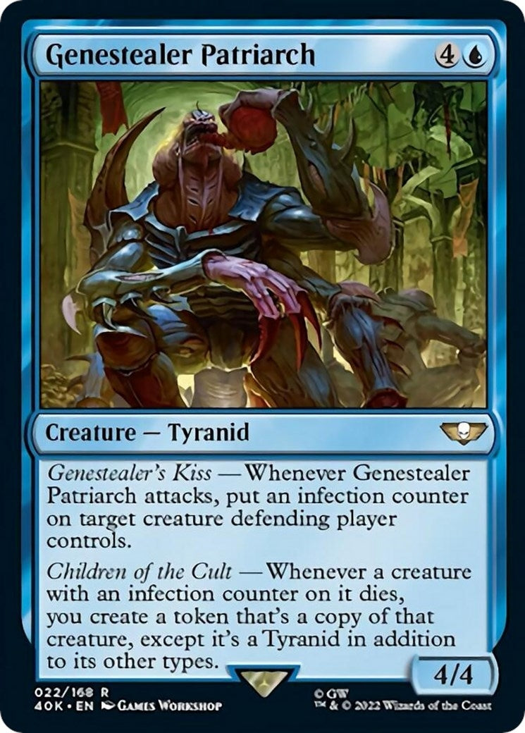 Image for Genestealer Patriarch (Surge Foil) (Universes Beyond: Warhammer 40,000) (22) - Magic: The Gathering