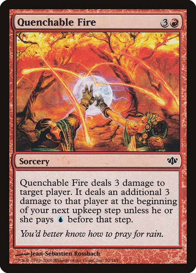 Image for Quenchable Fire (Conflux) (70) - Magic: The Gathering