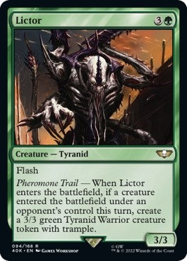 Image for Lictor (Surge Foil) (Universes Beyond: Warhammer 40,000) (94) - Magic: The Gathering
