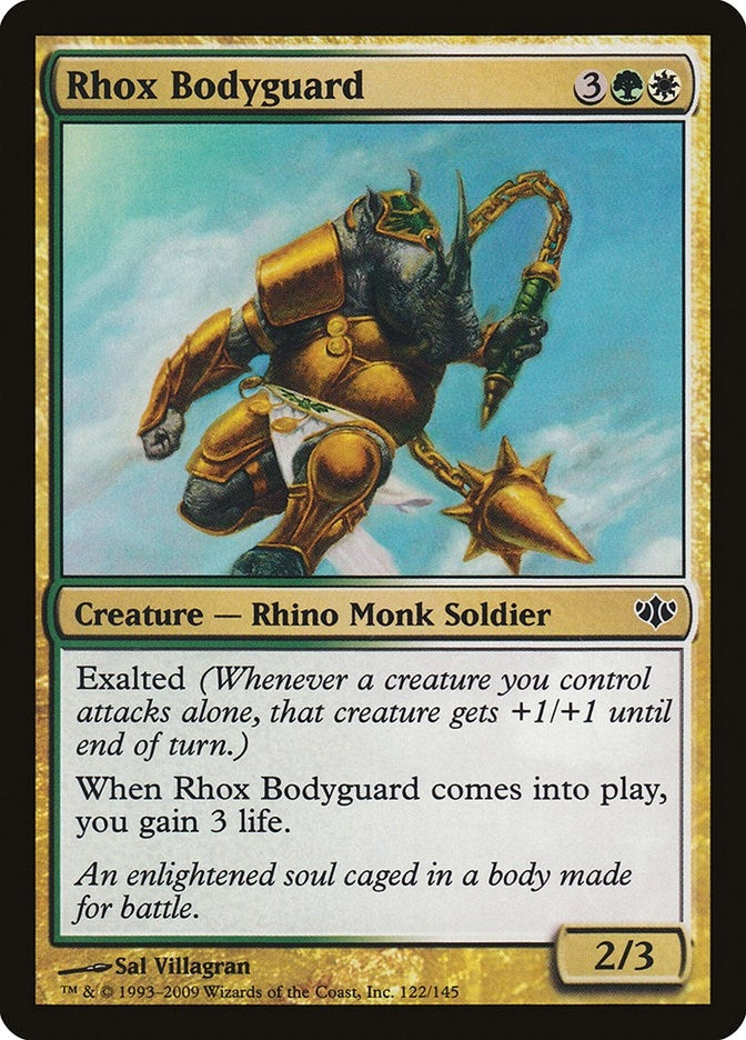 Image for Rhox Bodyguard (Conflux) (122) - Magic: The Gathering