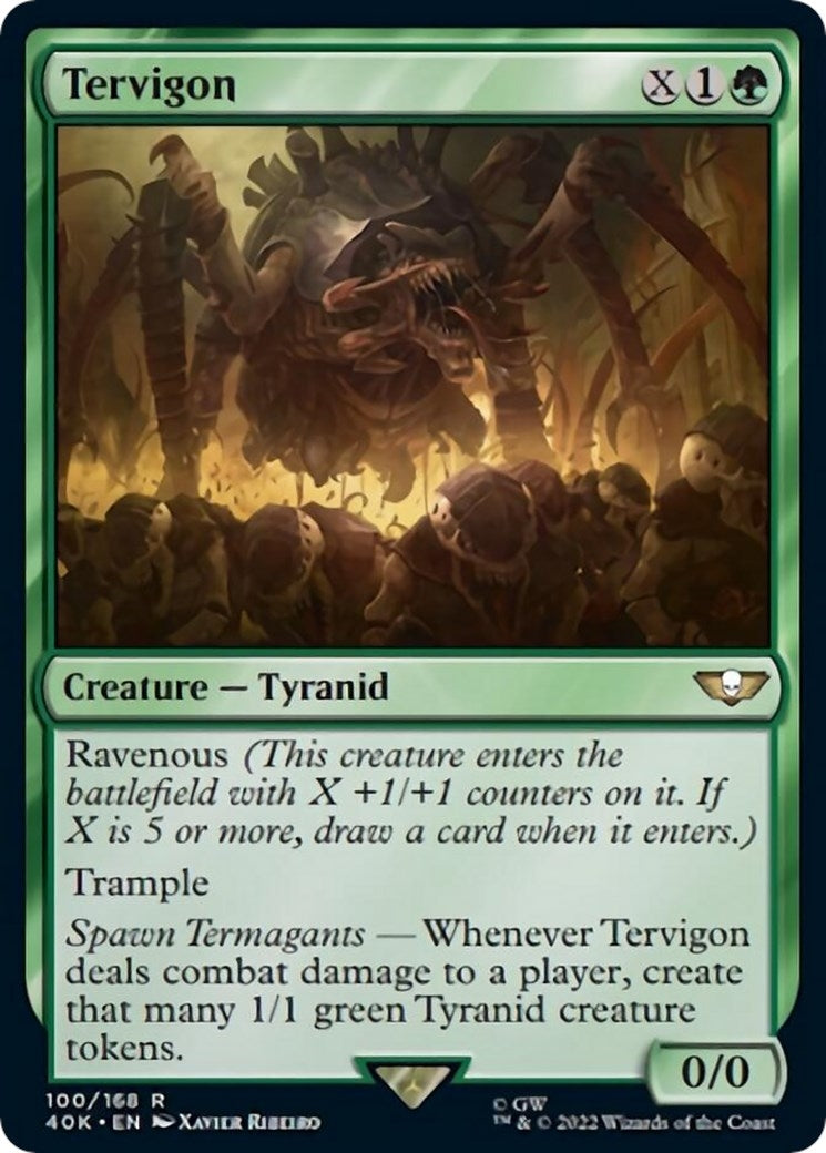 Image for Tervigon (Surge Foil) (Universes Beyond: Warhammer 40,000) (100) - Magic: The Gathering