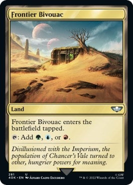 Image for Frontier Bivouac (Surge Foil) (Universes Beyond: Warhammer 40,000) (281) - Magic: The Gathering