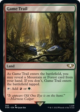 Image for Game Trail (Surge Foil) (Universes Beyond: Warhammer 40,000) (282) - Magic: The Gathering