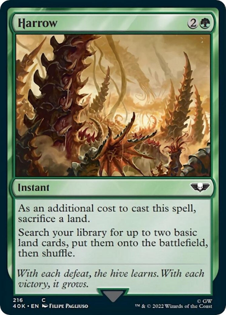 Image for Harrow (Surge Foil) (Universes Beyond: Warhammer 40,000) (216) - Magic: The Gathering