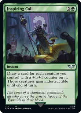 Image for Inspiring Call (Universes Beyond: Warhammer 40,000) (217) - Magic: The Gathering