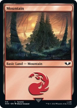 Image for Mountain (315) (Universes Beyond: Warhammer 40,000) (315) - Magic: The Gathering