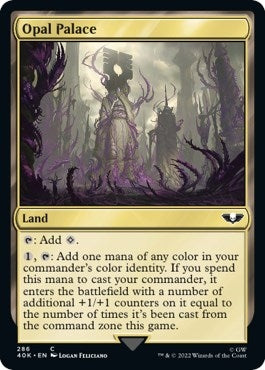 Image for Opal Palace (Surge Foil) (Universes Beyond: Warhammer 40,000) (286) - Magic: The Gathering