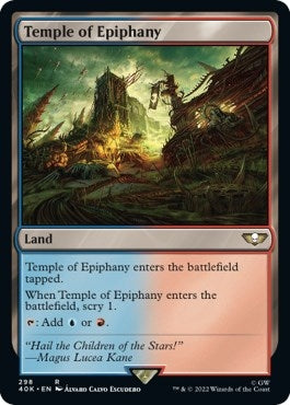 Image for Temple of Epiphany (Universes Beyond: Warhammer 40,000) (298) - Magic: The Gathering