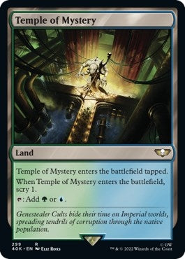 Image for Temple of Mystery (Surge Foil) (Universes Beyond: Warhammer 40,000) (299) - Magic: The Gathering