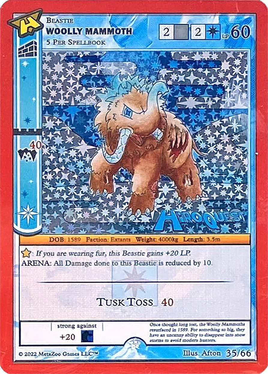 Image for Woolly Mammoth (Hiroquest Promos) (35/66) - MetaZoo