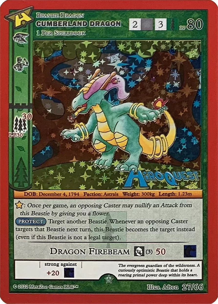Image for Cumberland Dragon (Hiroquest Promos) (27/66) - MetaZoo