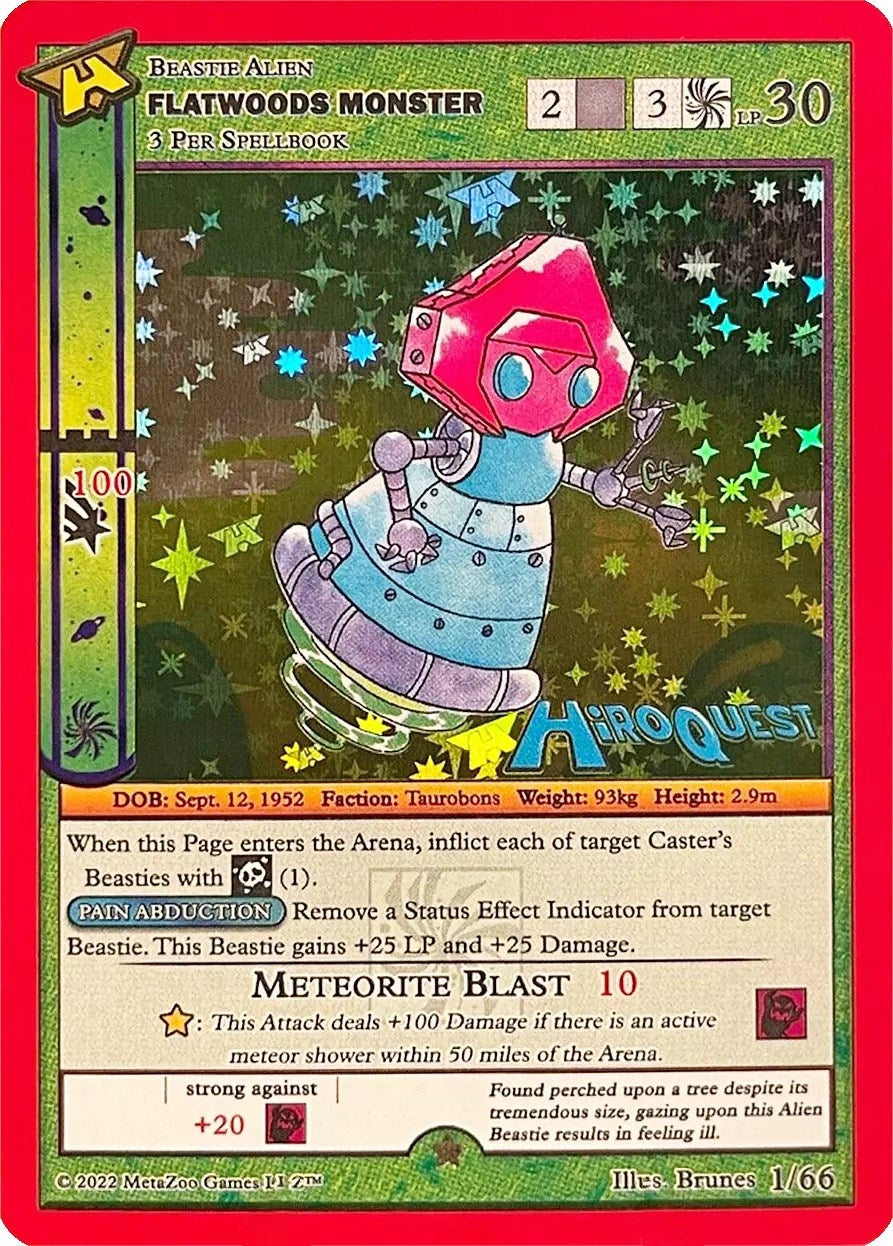 Image for Flatwoods Monster (Hiroquest Promos) (1/66) - MetaZoo