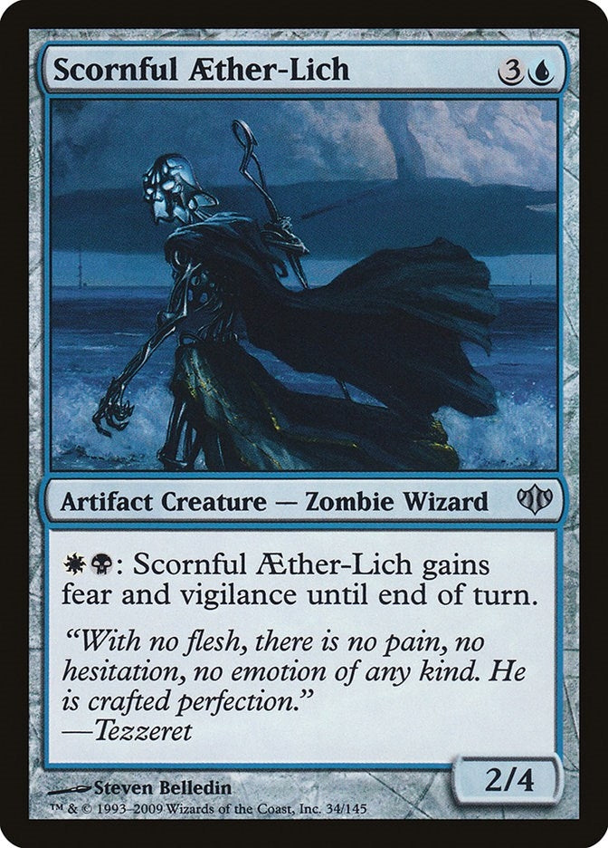 Image for Scornful Aether-Lich (Conflux) (34) - Magic: The Gathering