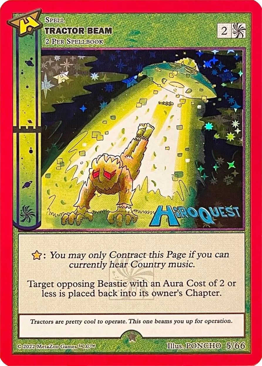 Image for Tractor Beam (Hiroquest Promos) (5/66) - MetaZoo