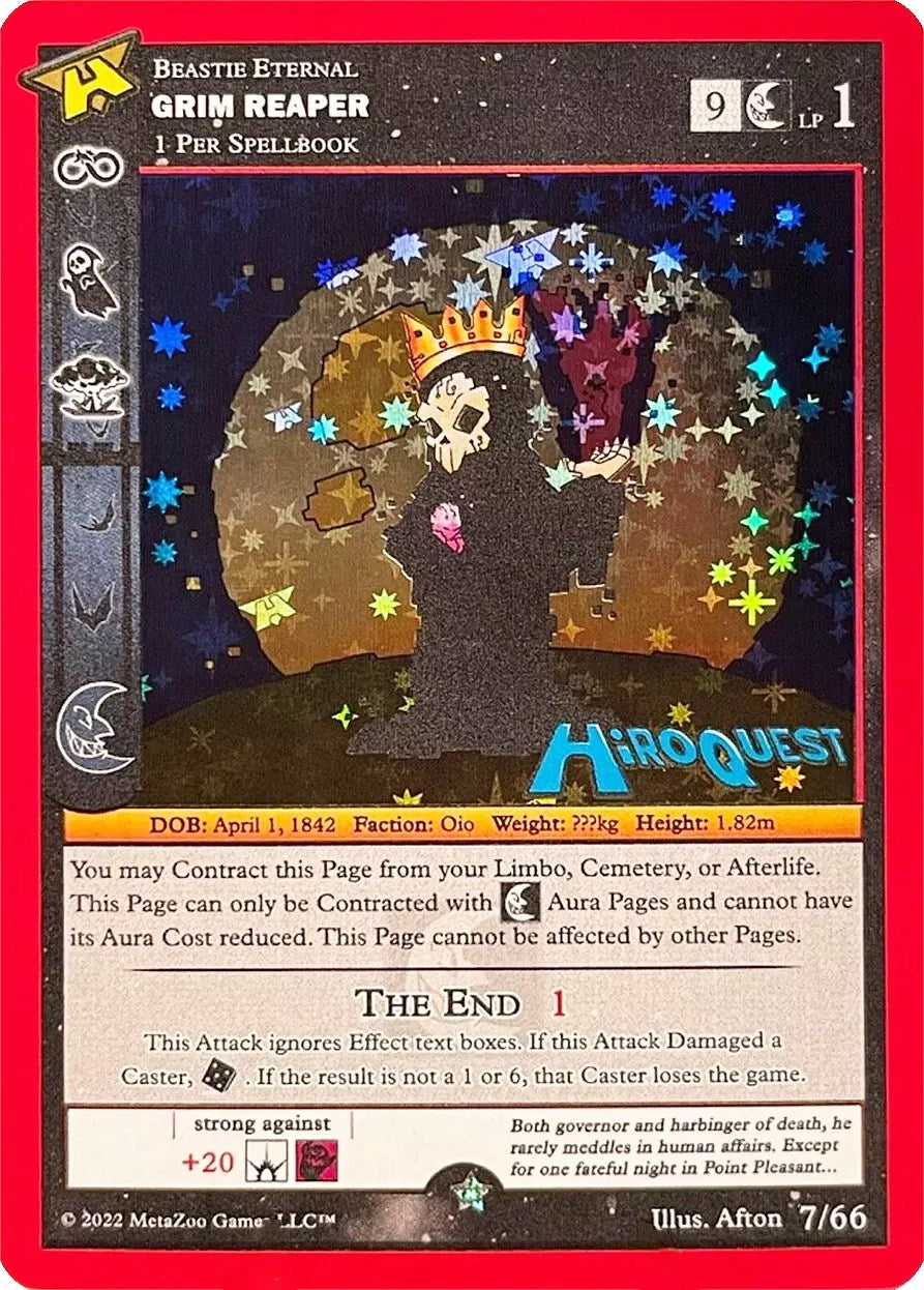 Image for Grim Reaper (Hiroquest Promos) (7/66) - MetaZoo