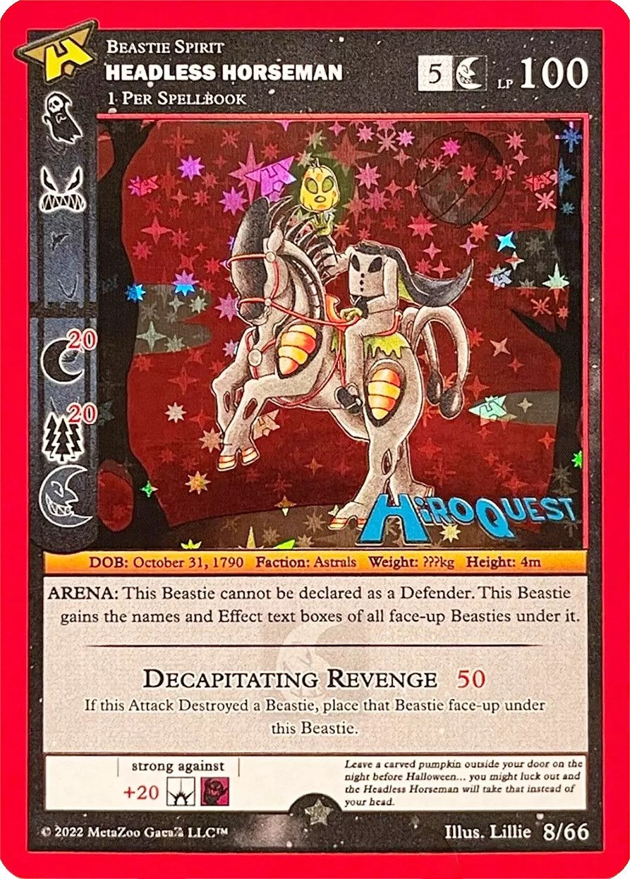 Image for Headless Horseman (Hiroquest Promos) (8/66) - MetaZoo
