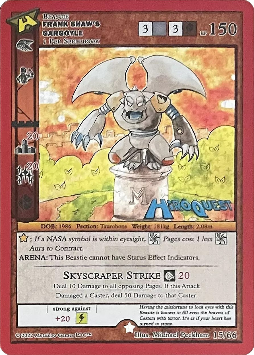 Image for Frank Shaw's Gargoyle (Hiroquest Promos) (15/66) - MetaZoo