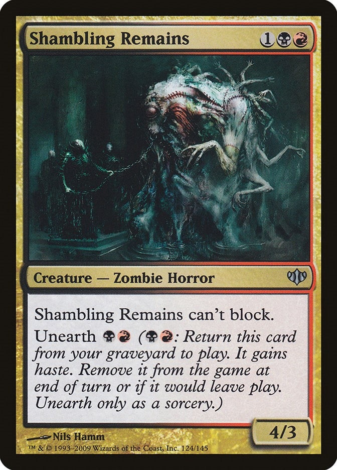Image for Shambling Remains (Conflux) (124) - Magic: The Gathering