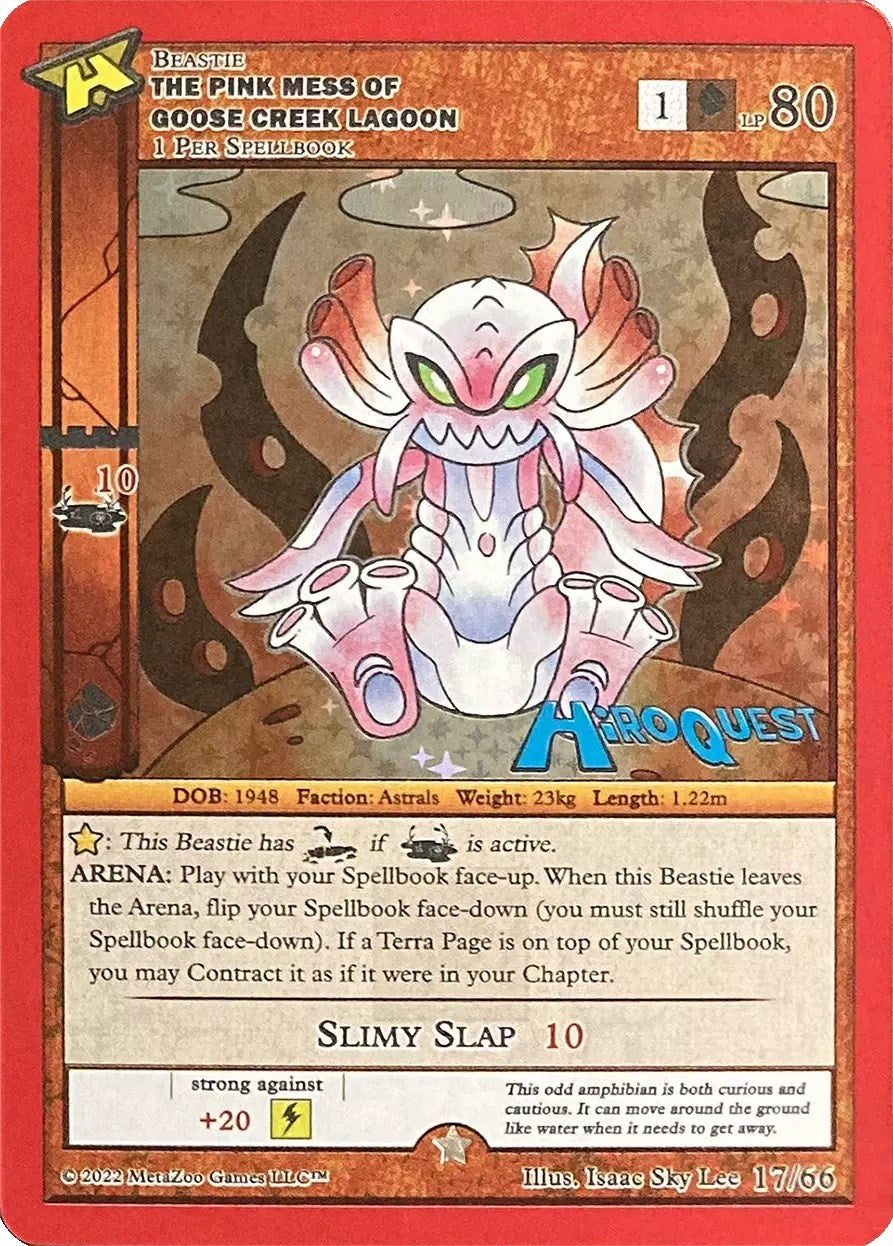 Image for The Pink Mess of Goose Creek Lagoon (Hiroquest Promos) (17/66) - MetaZoo