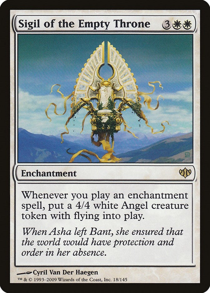 Image for Sigil of the Empty Throne (Conflux) (18) - Magic: The Gathering