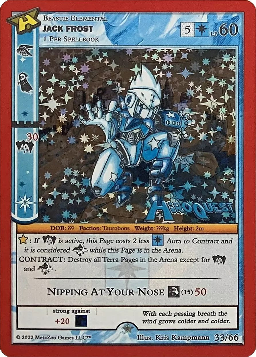 Image for Jack Frost (Hiroquest Promos) (33/66) - MetaZoo