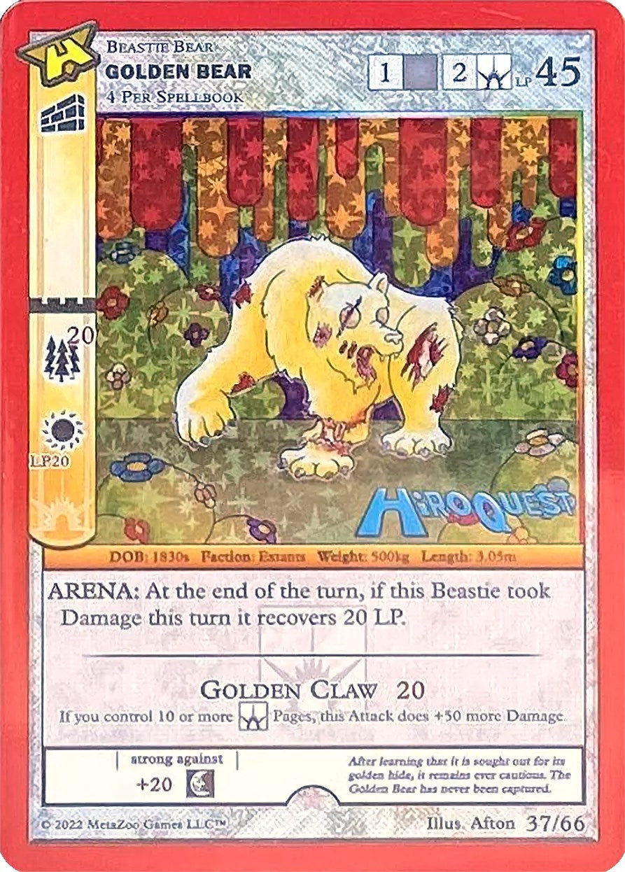 Image for Golden Bear (Hiroquest Promos) (37/66) - MetaZoo