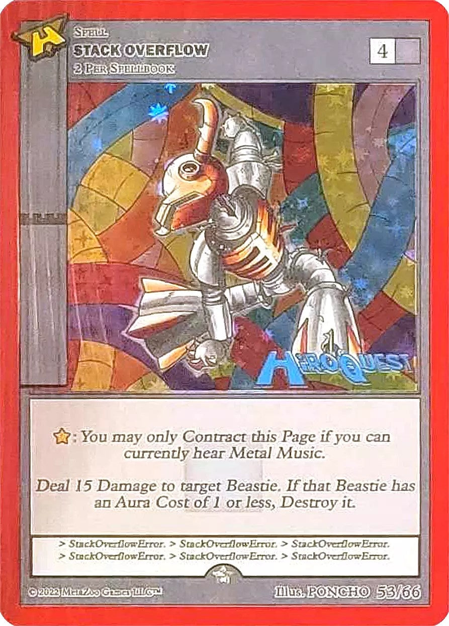 Image for Stack Overflow (Hiroquest Promos) (53/66) - MetaZoo