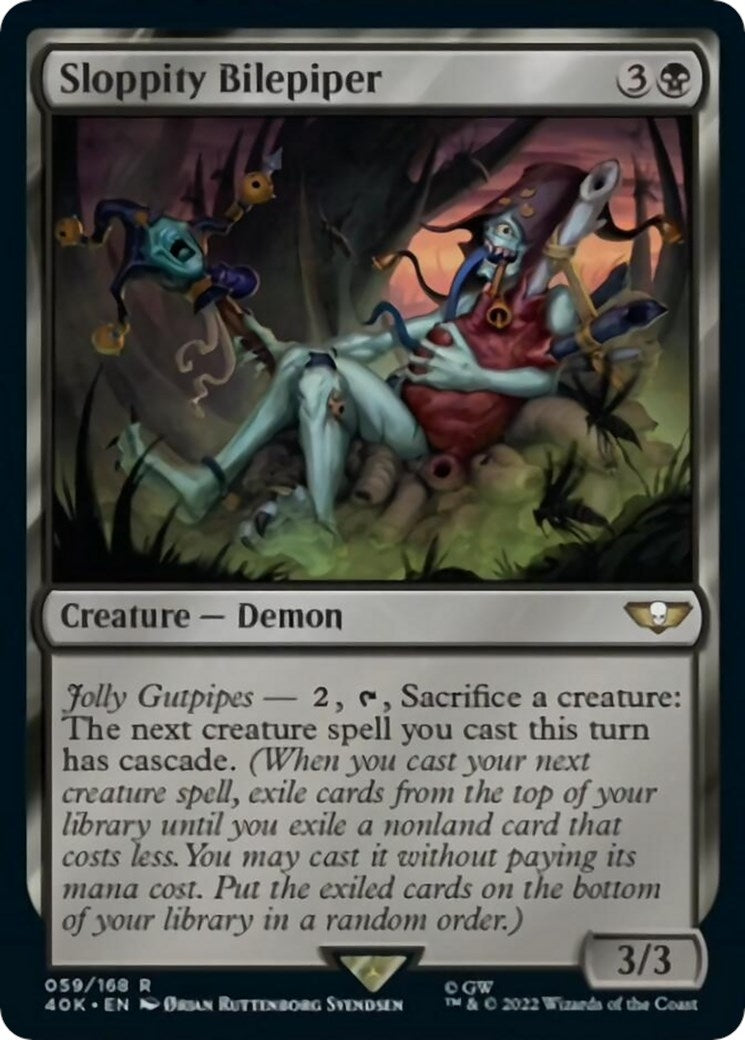 Image for Sloppity Bilepiper (Surge Foil) (Universes Beyond: Warhammer 40,000) (59) - Magic: The Gathering