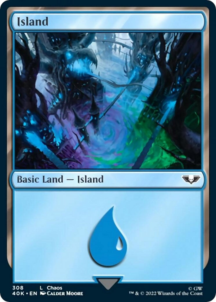 Image for Island (308) (Universes Beyond: Warhammer 40,000) (308) - Magic: The Gathering
