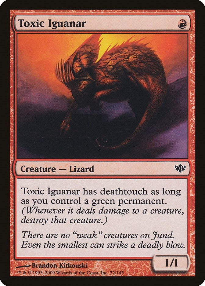 Image for Toxic Iguanar (Conflux) (72) - Magic: The Gathering