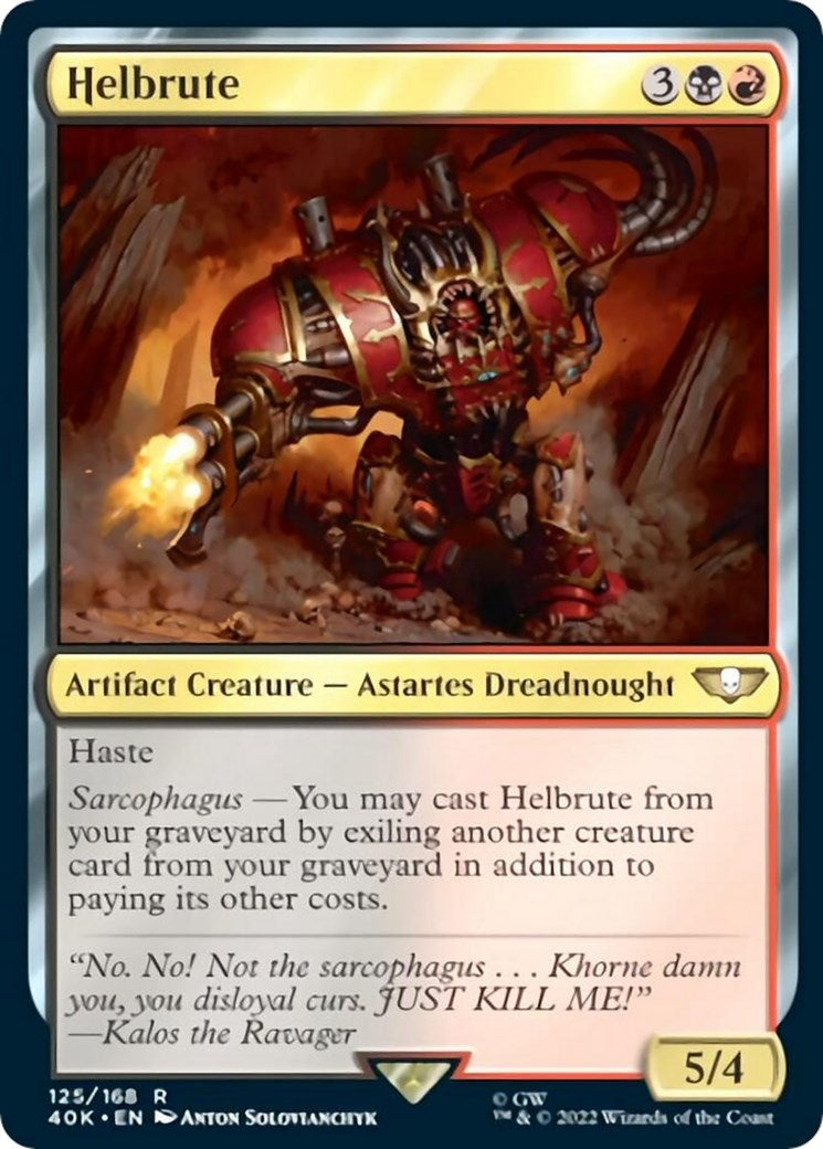 Image for Helbrute (Universes Beyond: Warhammer 40,000) (125) - Magic: The Gathering