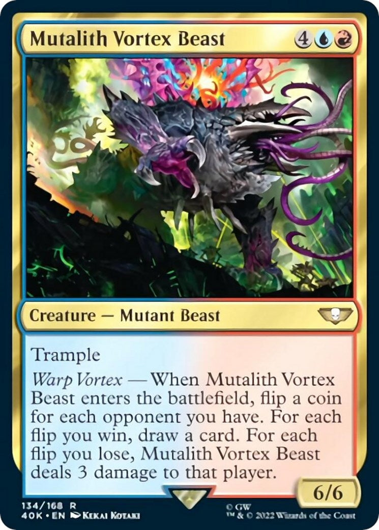 Image for Mutalith Vortex Beast (Universes Beyond: Warhammer 40,000) (134) - Magic: The Gathering