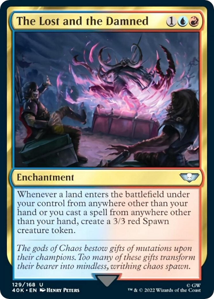 Image for The Lost and the Damned (Surge Foil) (Universes Beyond: Warhammer 40,000) (129) - Magic: The Gathering