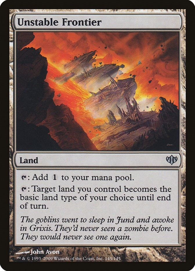 Image for Unstable Frontier (Conflux) (145) - Magic: The Gathering