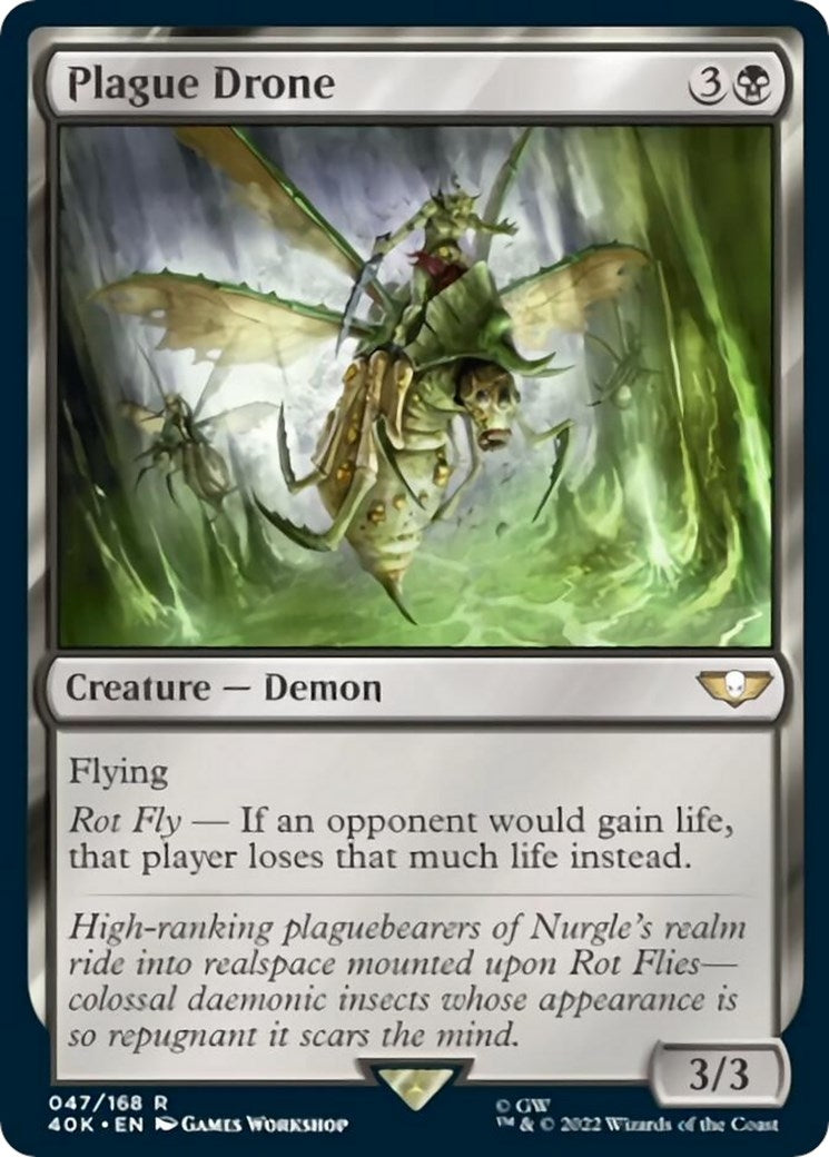 Image for Plague Drone (Surge Foil) (Universes Beyond: Warhammer 40,000) (47) - Magic: The Gathering