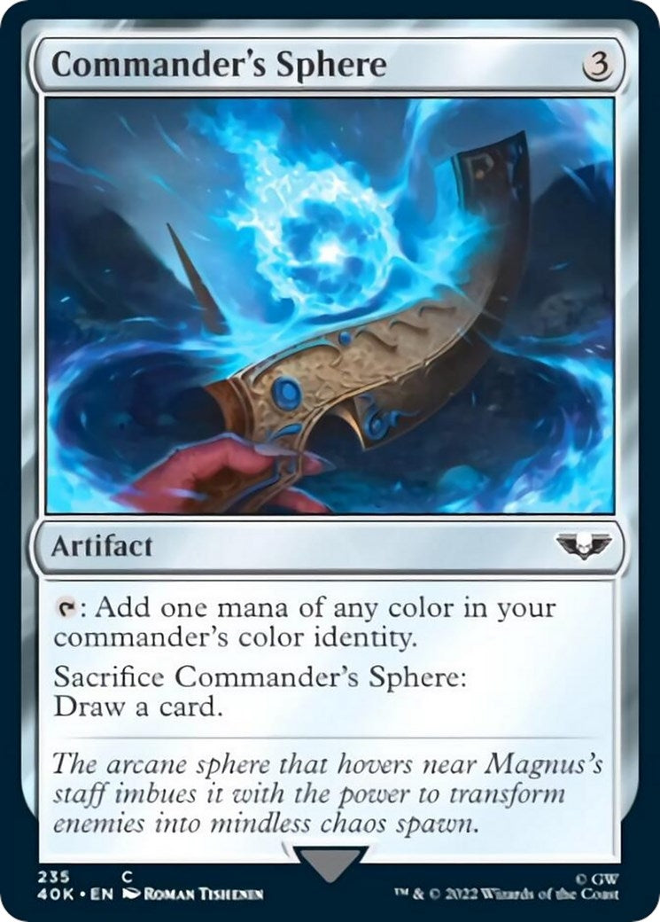 Image for Commander's Sphere (235) (Surge Foil) (Universes Beyond: Warhammer 40,000) (235) - Magic: The Gathering