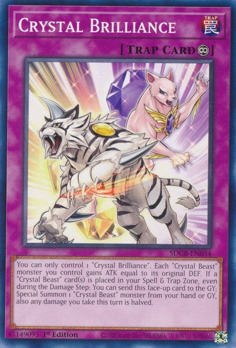 Image for Crystal Brilliance (Structure Deck: Legend of the Crystal Beasts) (SDCB-EN034) - YuGiOh