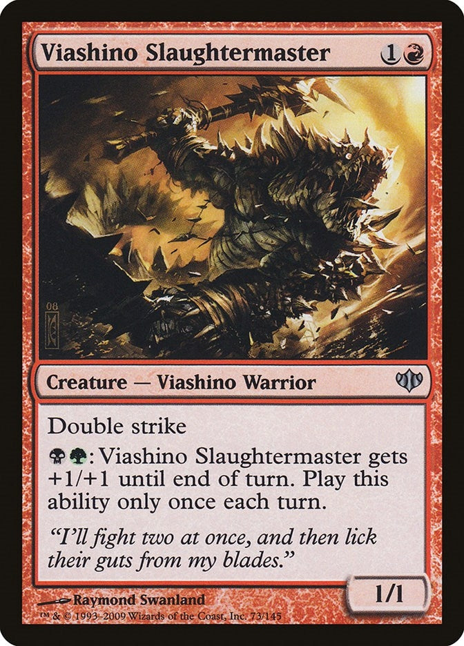 Image for Viashino Slaughtermaster (Conflux) (73) - Magic: The Gathering